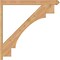 Ekena Millwork Merced Arts & Crafts Smooth Outlooker, Western Red Cedar, 5 1/2"W x 46"D x 46"H OUT06X46X46MRC03SWR - alternate 3